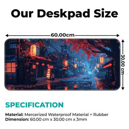 Japanese Night City - XL Mousepad
