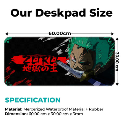 Roronoa Zoro - XL Mousepad
