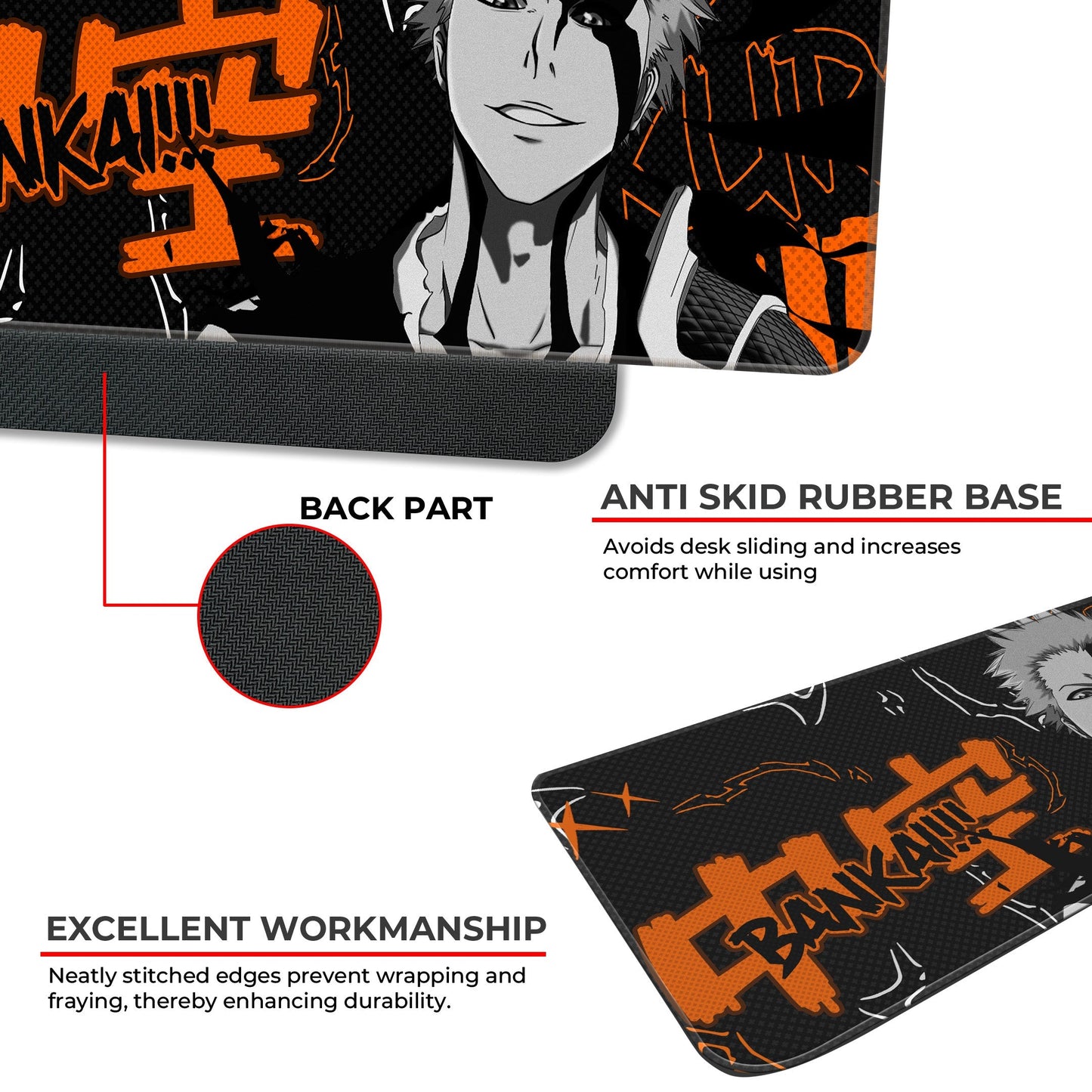 Ichigo Kurosaki - E-XL Mousepad