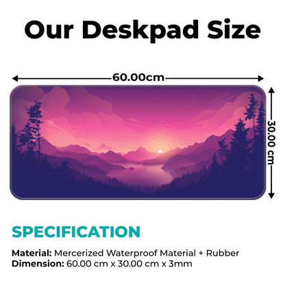 Pink Sunset - XL Mousepad