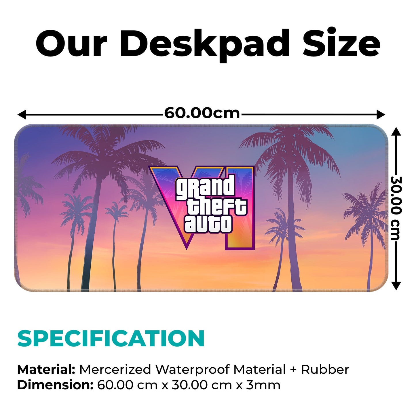 GTA VI - II - XL Mousepad