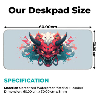 Oni Mask - Light - XL Mousepad