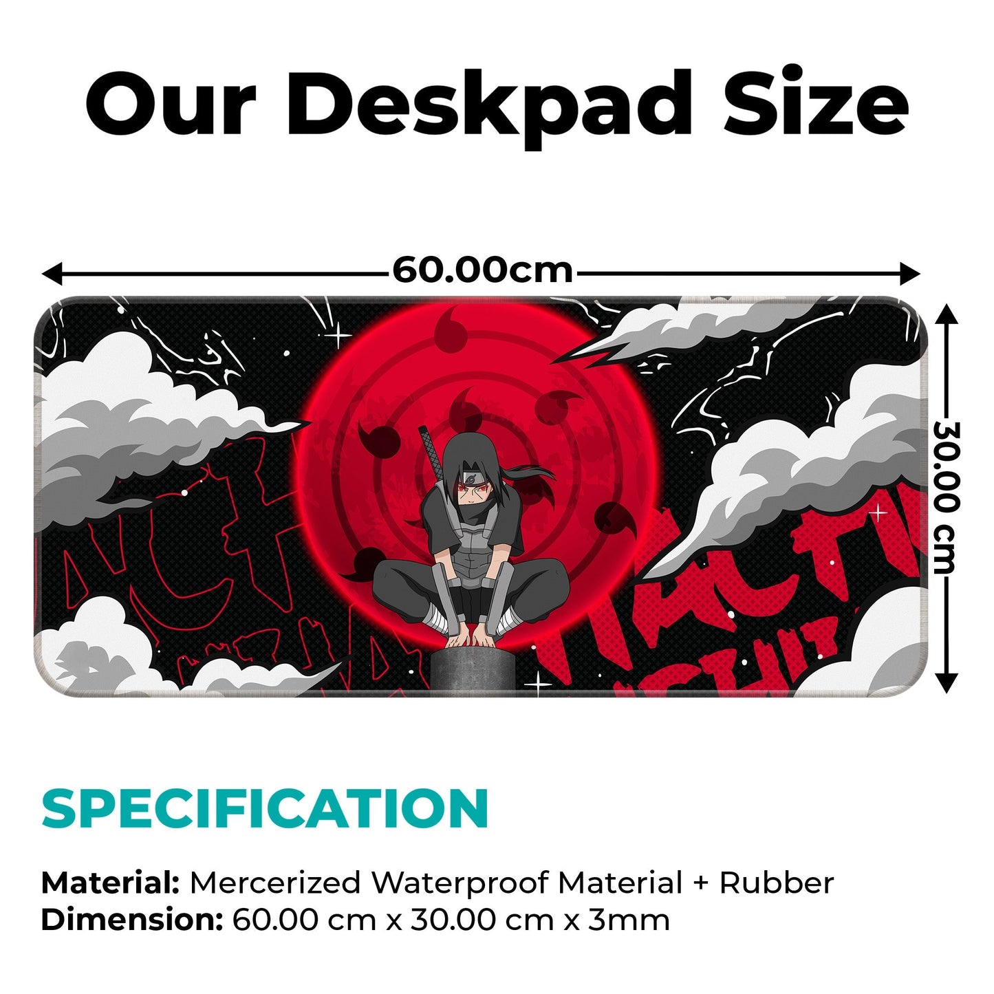 Itachi Uchiha - XL Mousepad