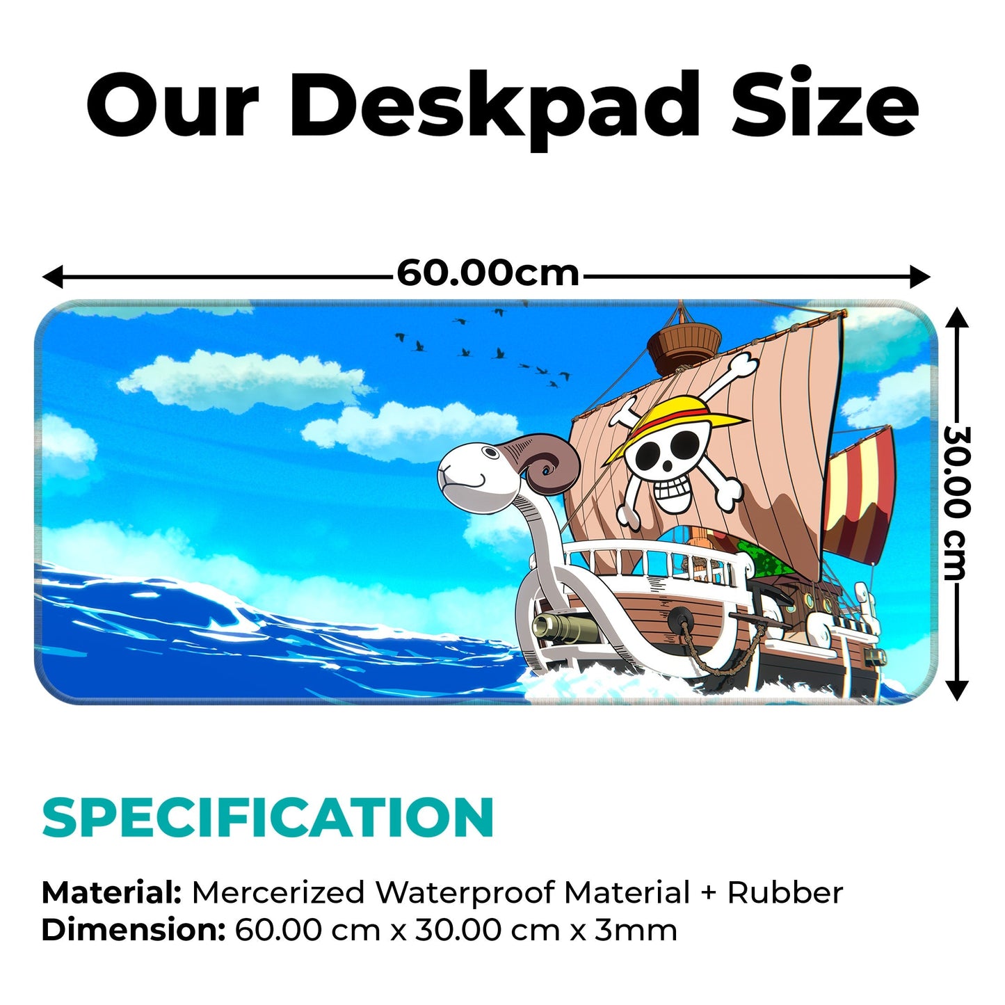 Going Merry - II - XL Mousepad