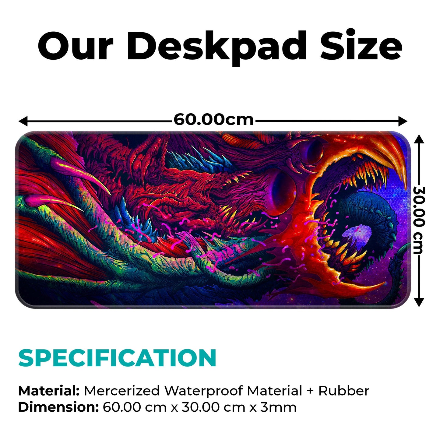 Hyperbeast - III - XL Mousepad
