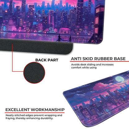 Midnight City Abstract - E-XL Mousepad