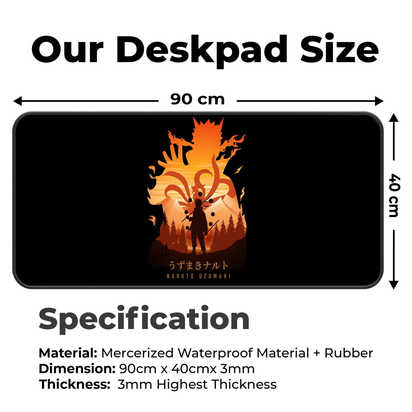 Naruto Uzumaki - XXL Mousepad