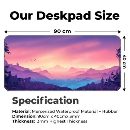Mountains Subtle - XXL Mousepad