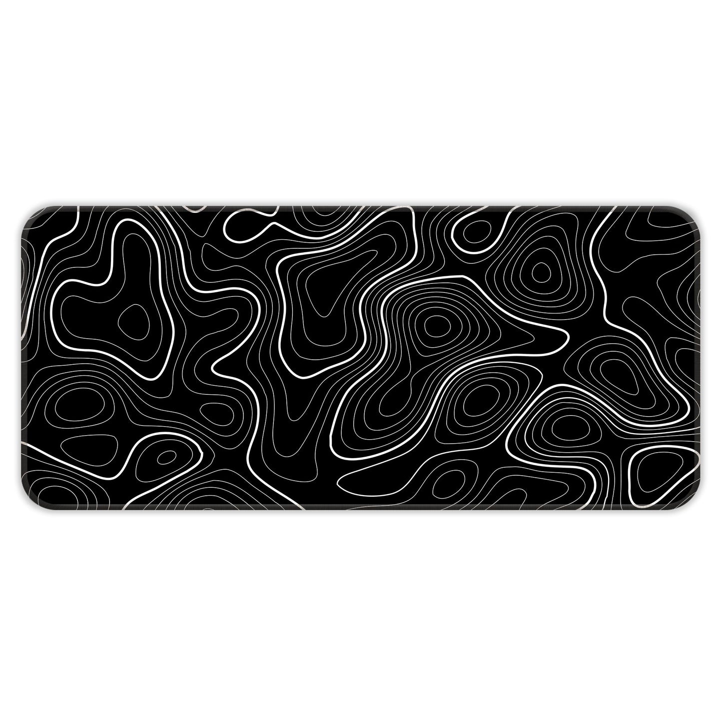 Black Topography - E-XL Mousepad