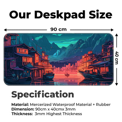 River Night City - XXL Mousepad