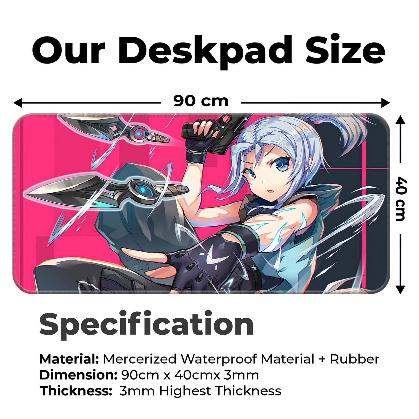 Valorant - Jett - XXL Mousepad