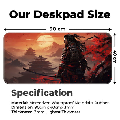 Japanese Samurai - XXL Mousepad