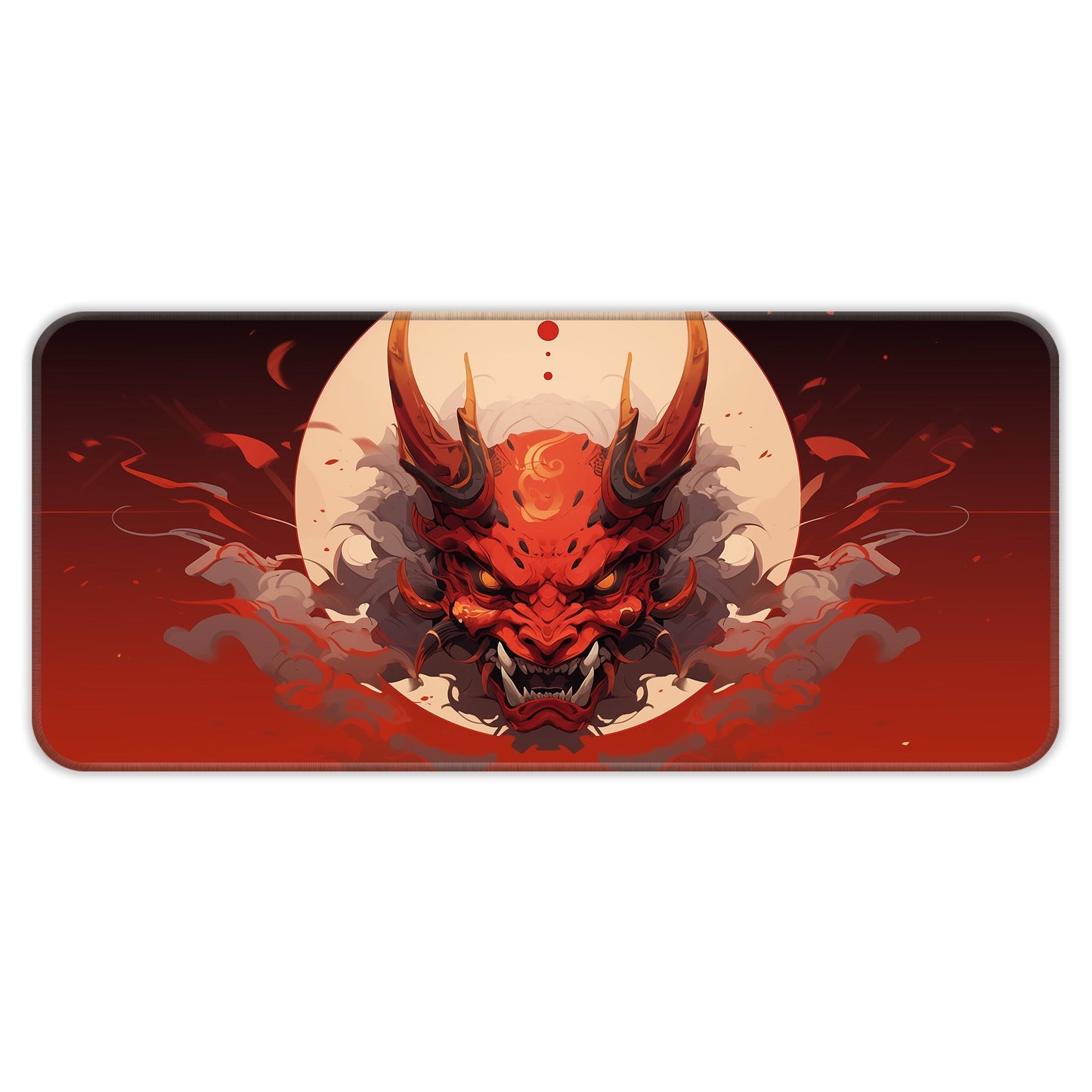 Oni Mask - Red - E-XL Mousepad