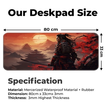 Japanese Samurai - E-XL Mousepad