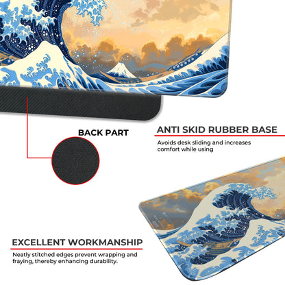Sea Waves Abstract - E-XL Mousepad