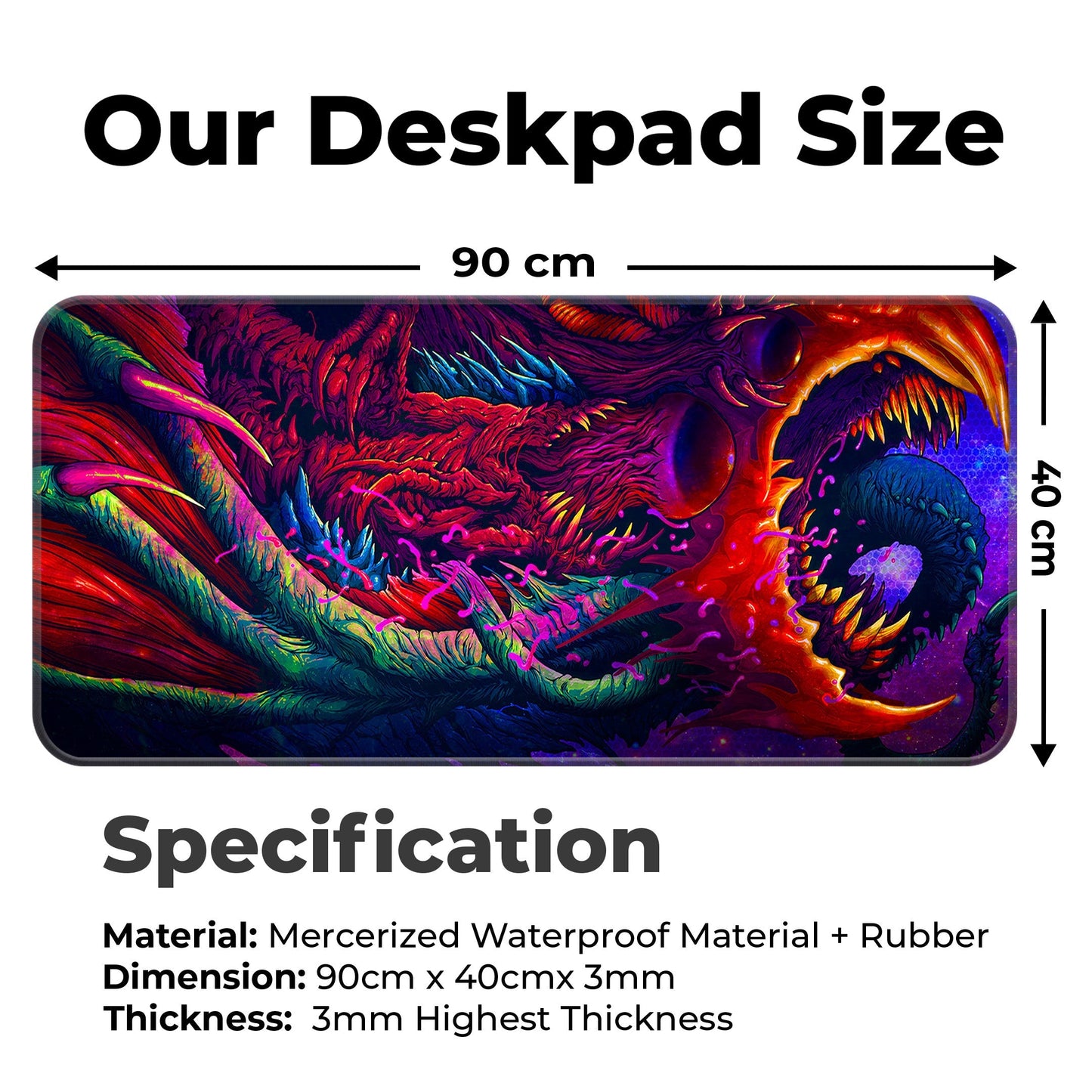 Hyperbeast - III - XXL Mousepad