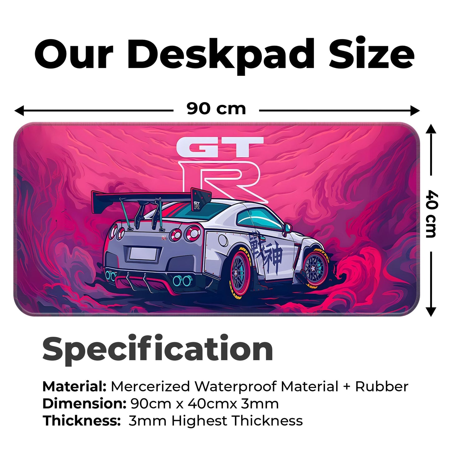 Nissan GTR - XXL Mousepad