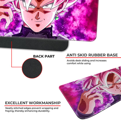 DBZ - Goku Black - SSJ Rose - XL Mousepad