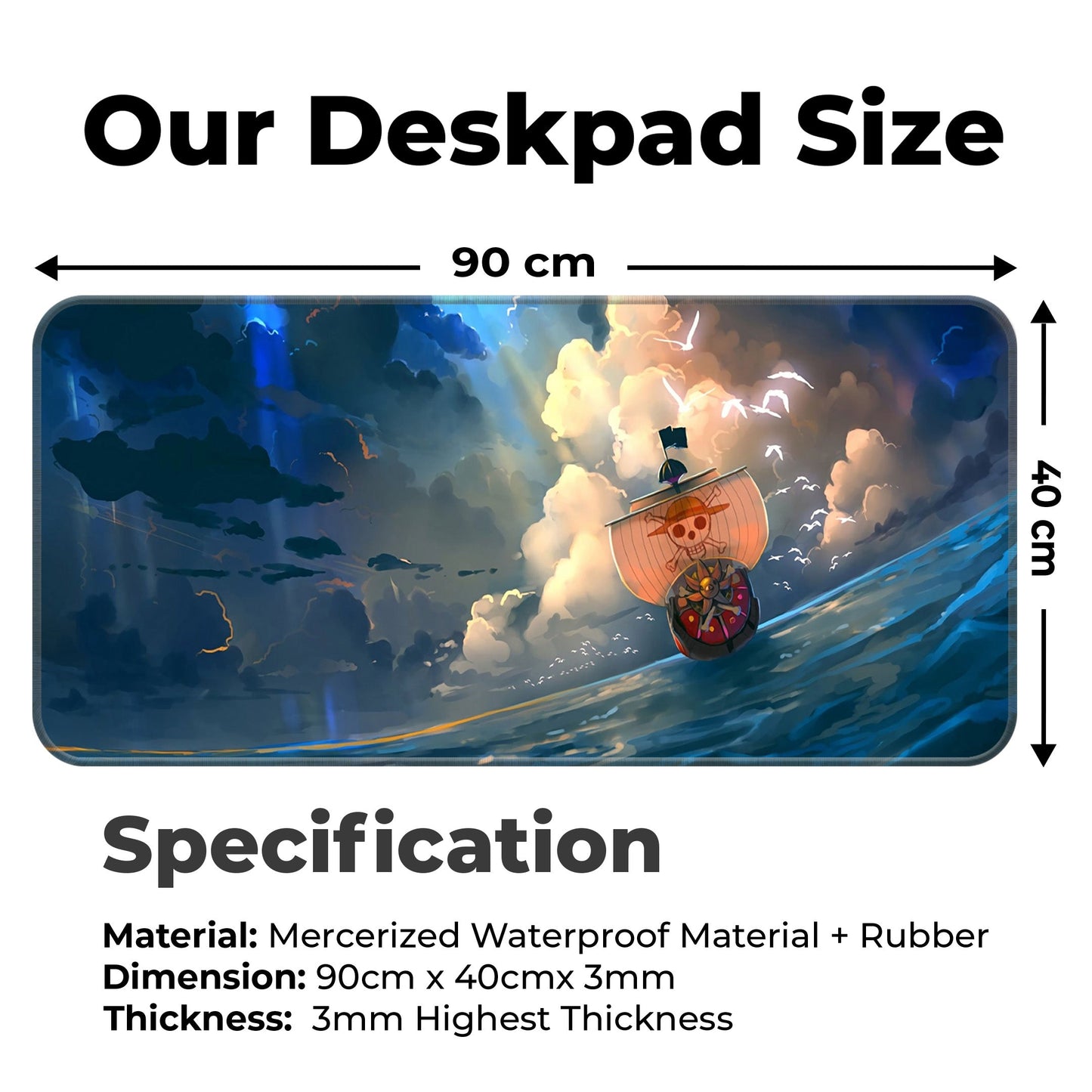 A Thousand Sunny - XXL Mousepad