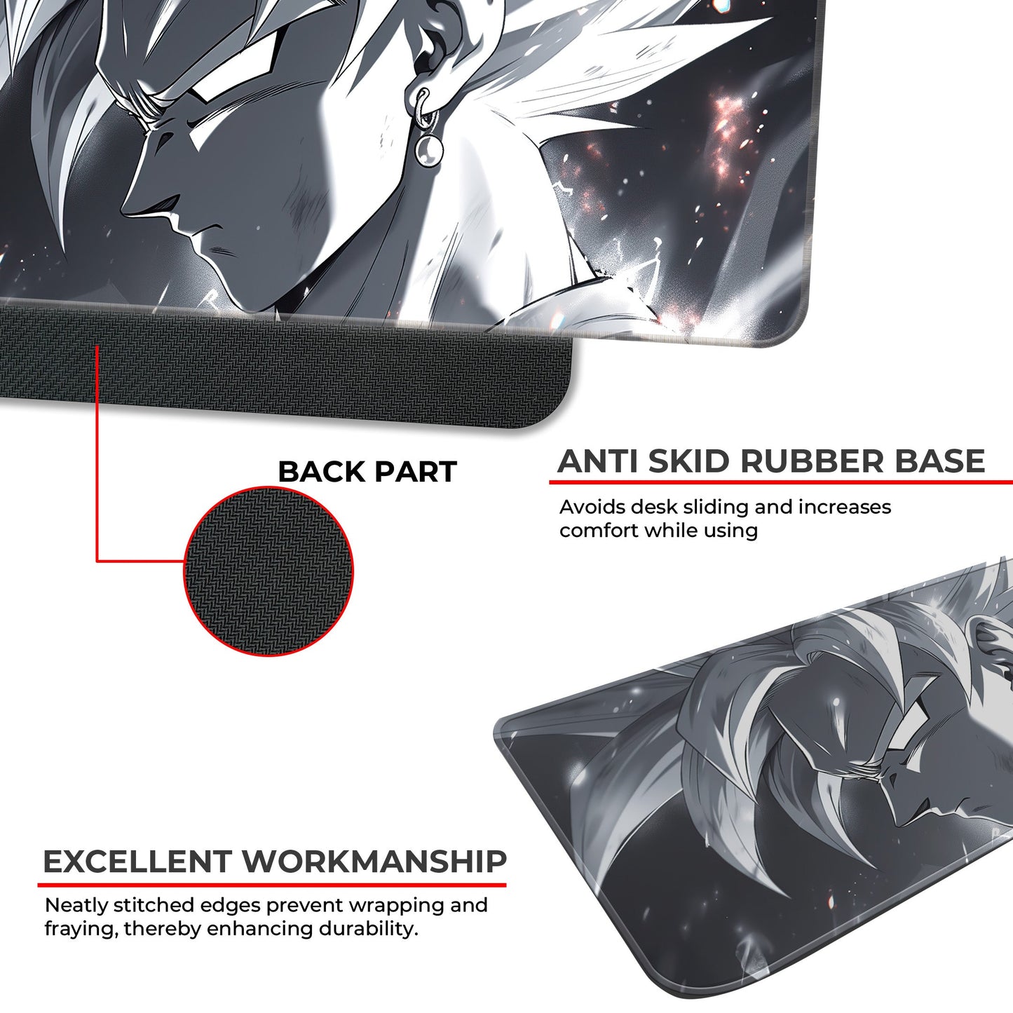 DBZ - Goku Ultra Instinct - E-XL Mousepad