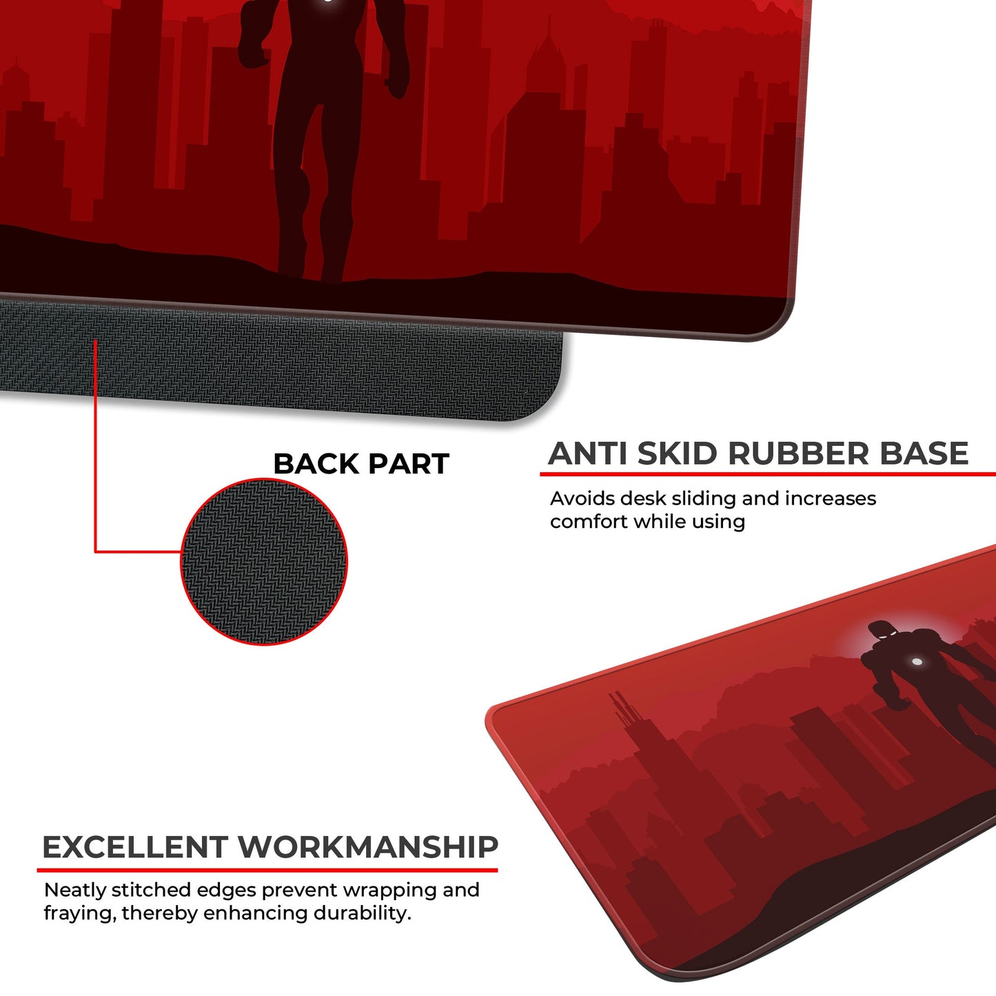 Ironman Red - XL Mousepad