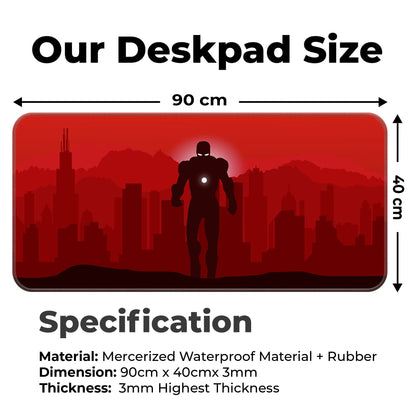 Ironman Red - XXL Mousepad
