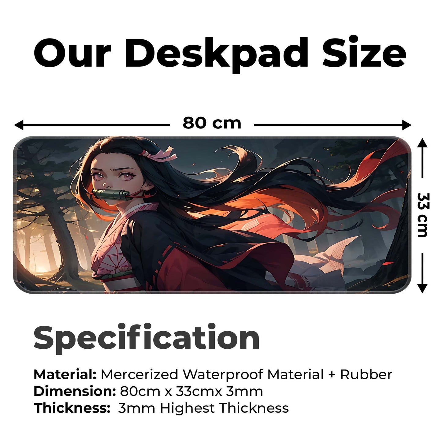 Nezuko Kamado - E-XL Mousepad