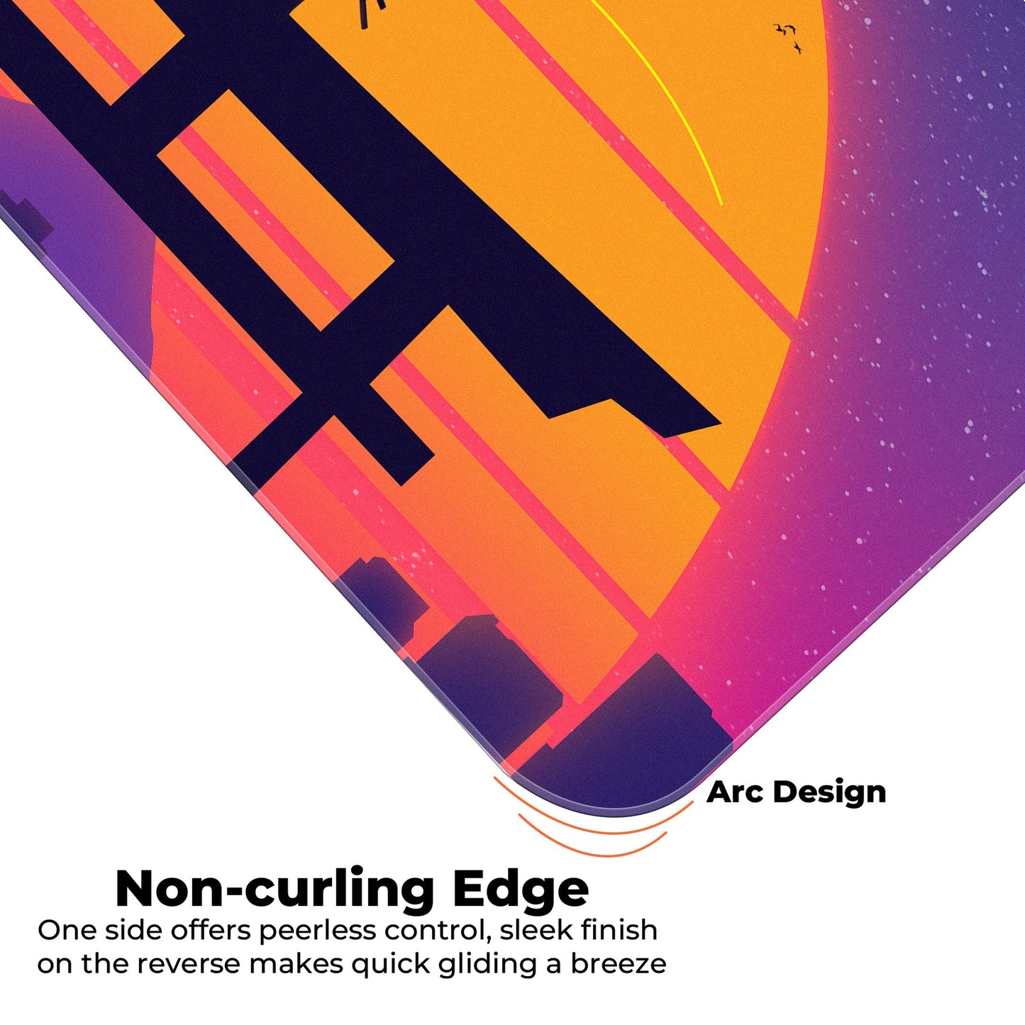 Tori Gate Abstract - E-XL Mousepad