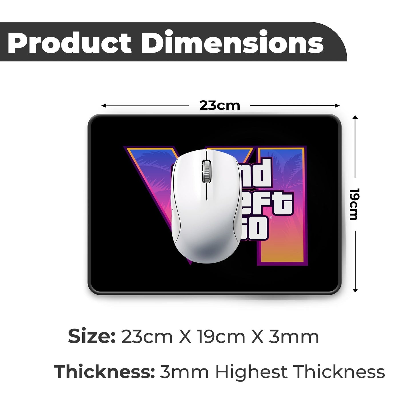 GTA VI - S Size Mousepad