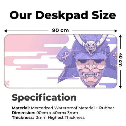 Cyber Oni - Peach - XXL Mousepad