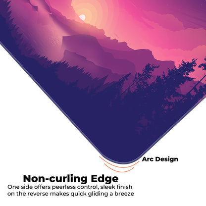 Pink Sunset - E-XL Mousepad