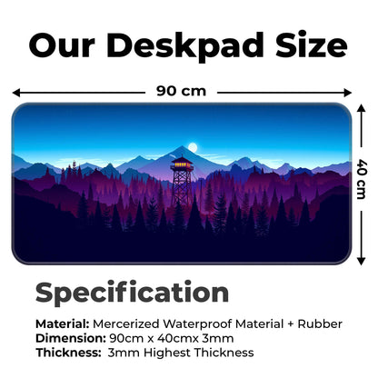 Mountains Abstract - XXL Mousepad