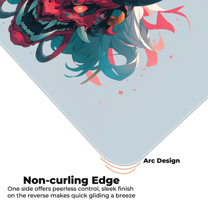 Oni Mask - Light - XXL Mousepad