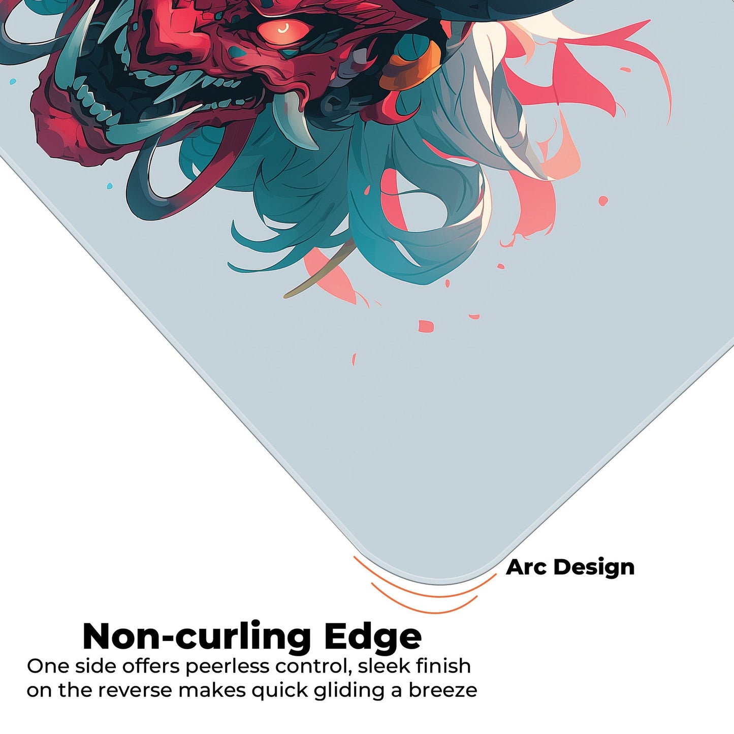 Oni Mask - Light - E-XL Mousepad