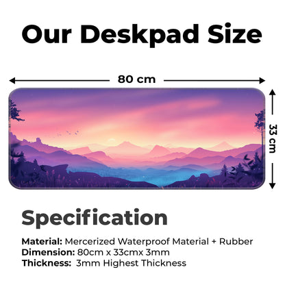 Mountains Subtle - E-XL Mousepad