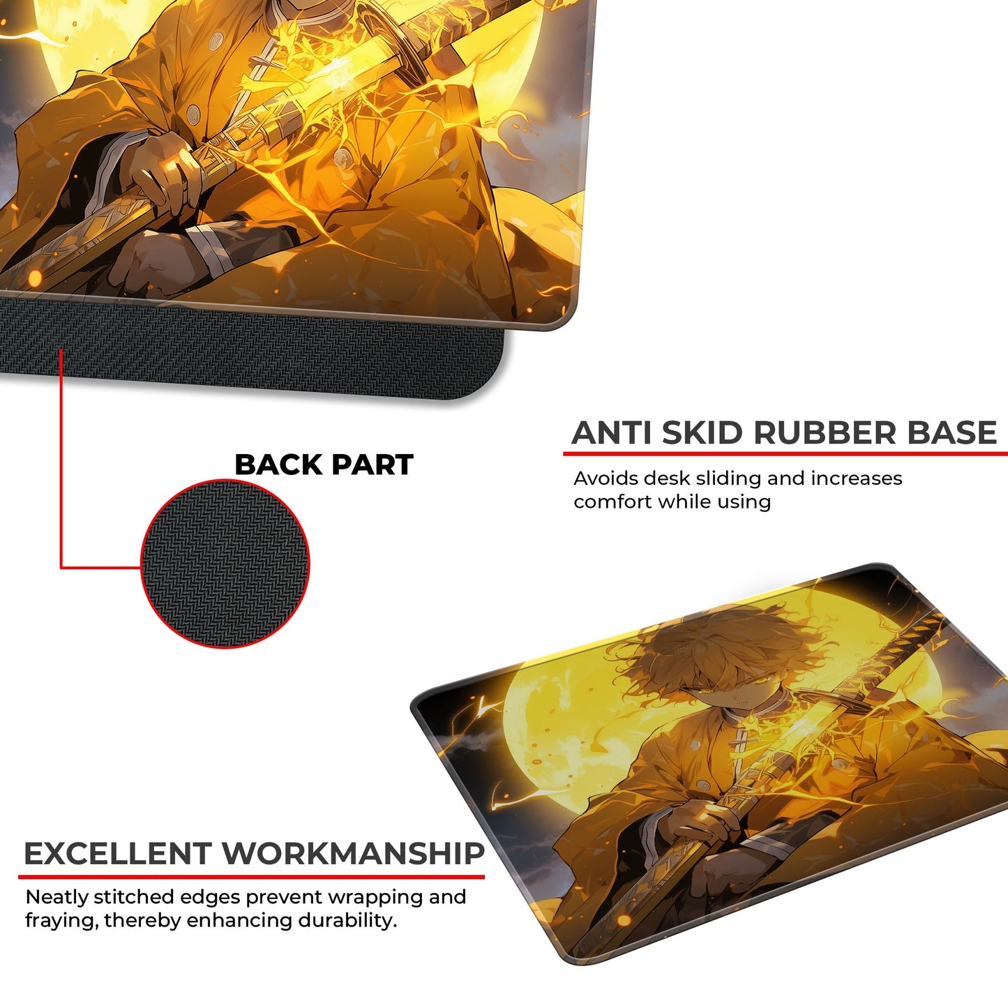 Zenitsu Light - S Size Mousepad