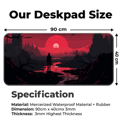 Red Landscape - XXL Mousepad