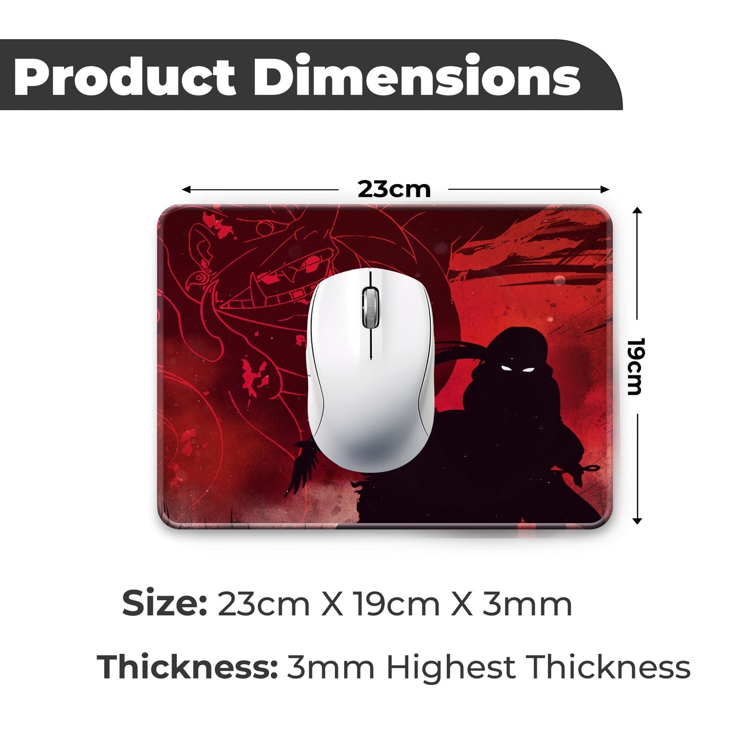 Itachi - Darkside  - S Size Mousepad