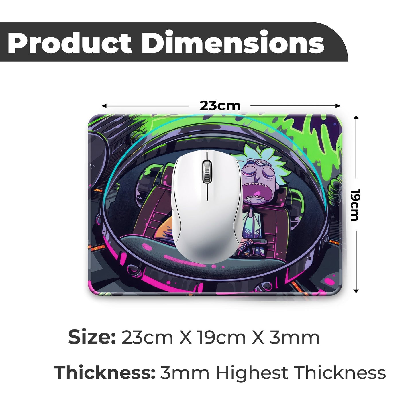 Rick and Morty - S Size Mousepad