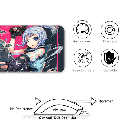 Valorant - Jett - XXL Mousepad