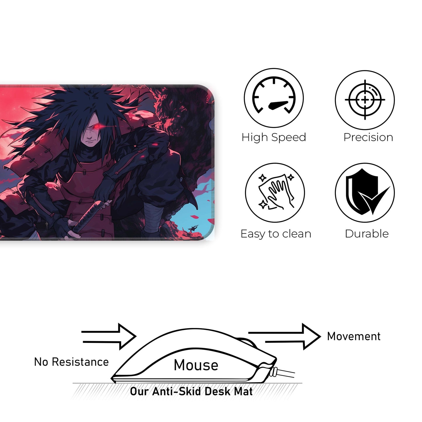 Uchiha Madara - XXL Mousepad
