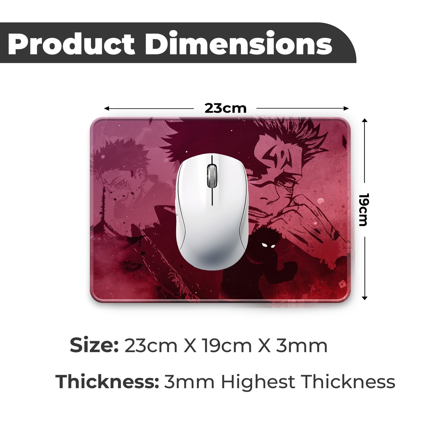 Itadori - Darkside - S Size Mousepad