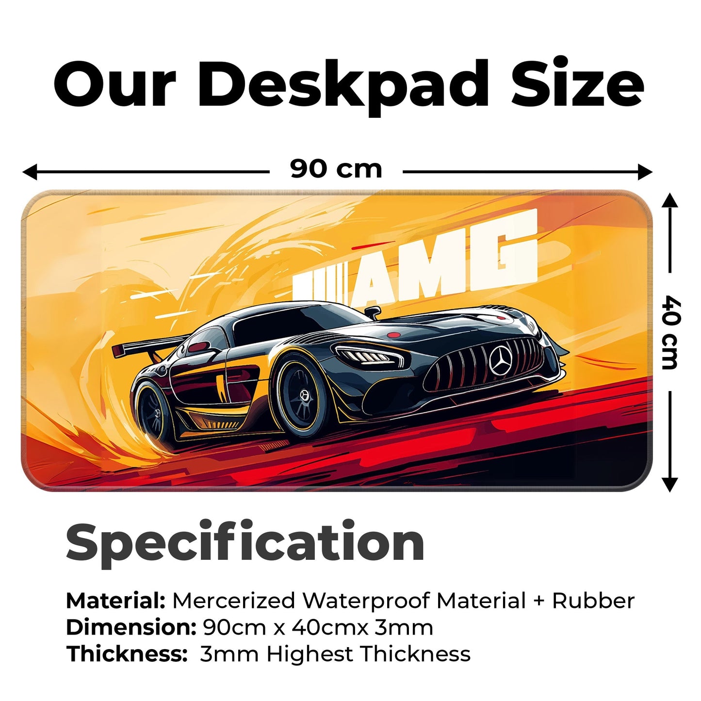 Mercedes AMG - XXL Mousepad