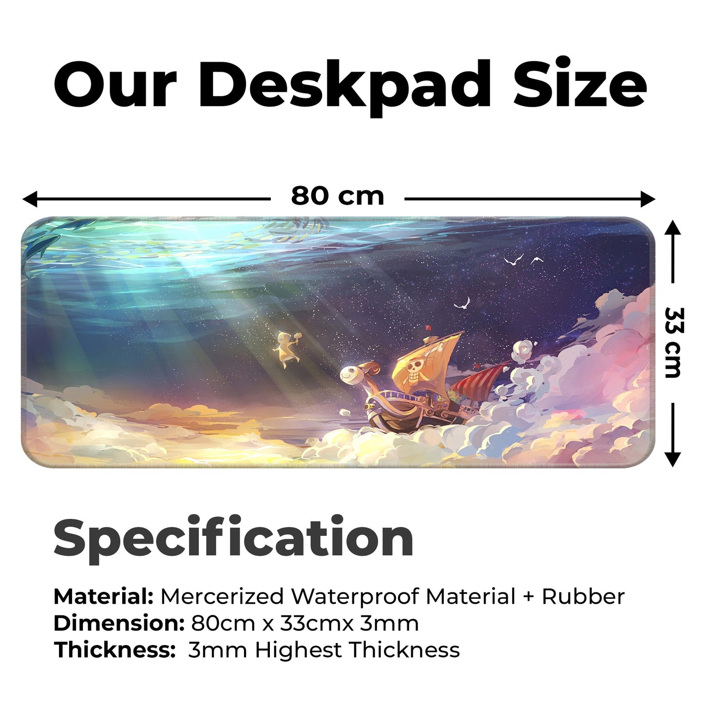 Going Merry - I - E-XL Mousepad