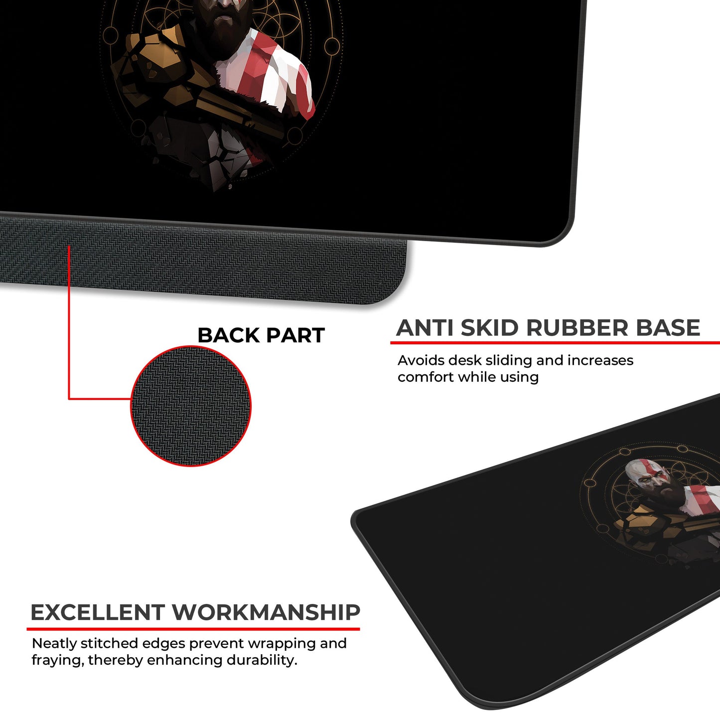 Kratos Abstract - XL Mousepad