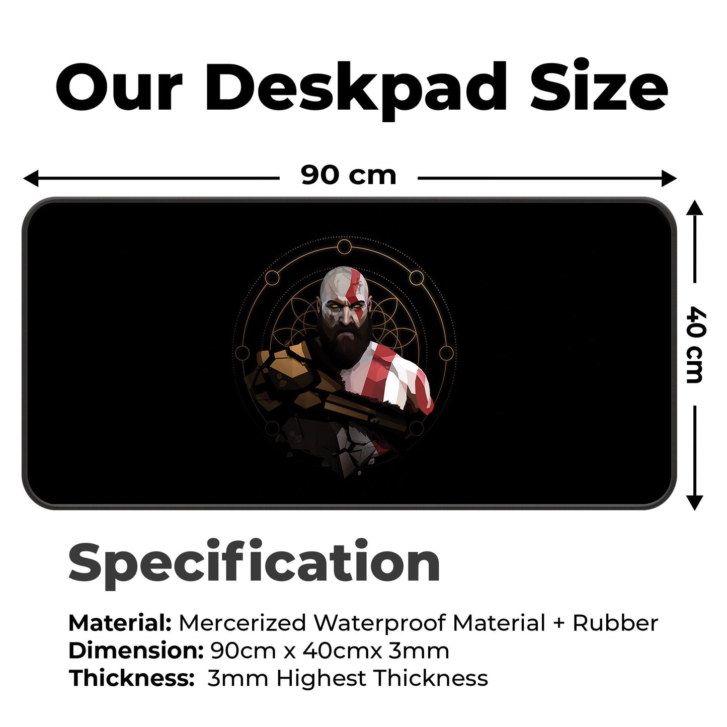 Kratos Abstract - XXL Mousepad