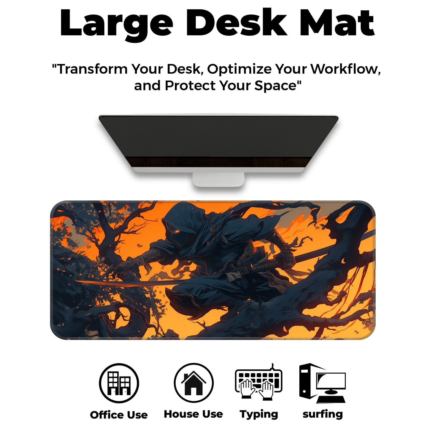 Ninja Abstract - XXL Mousepad