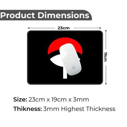 Uchiha Clan Crest - S Size Mousepad