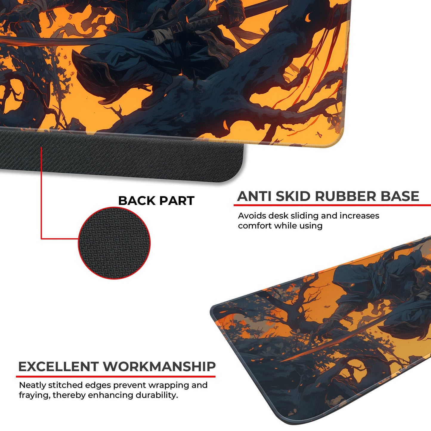 Ninja Abstract - XL Mousepad