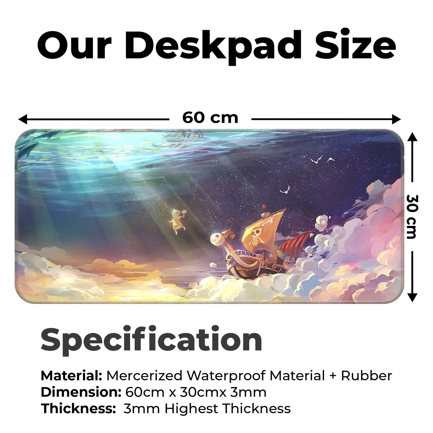 Going Merry - I - XL Mousepad